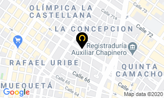 Mapa de Los Rines en Bogotá D.C