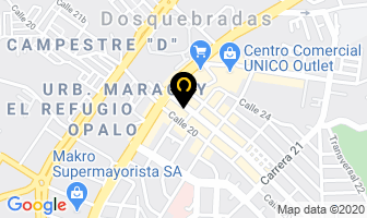 Mapa de Los Texanos - Comida Mexicana en Pereira