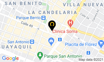 Mapa de Los Textos Ltda en Medellín