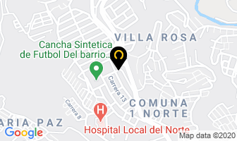 Mapa de Los Tres Elementos en Bucaramanga