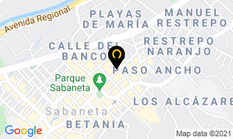 Mapa de Lounge Pizza Burrito en Medellín