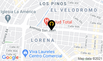 Mapa de Loveme.com en Medellín