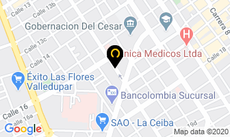 Mapa de Lubo Henriquez Harold en Valledupar