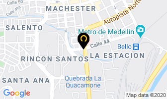 Mapa de Lubri Motos en Bello