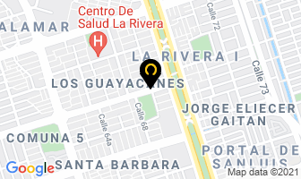 Mapa de Lubricantes J M G en Cali