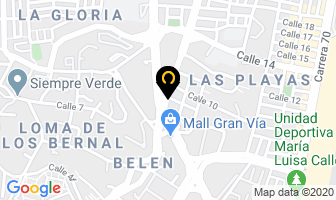 Mapa de Lubricantes Pits en Medellín