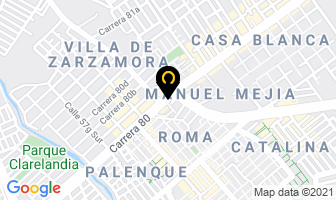 Mapa de Lubricantes Roma en Bogotá D.C