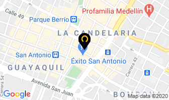 Mapa de Lubricentro Copacabana en Medellín