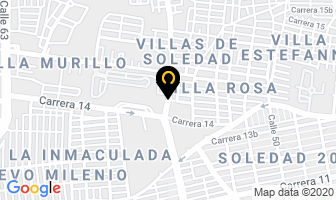 Mapa de Lubricentro La Hormiga en Soledad