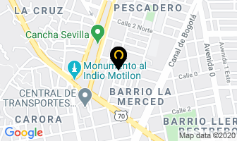 Mapa de Lubricentro La Merced en Cúcuta