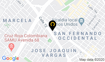 Mapa de Lubricentro Universal en Bogotá D.C