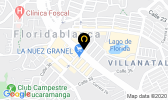 Mapa de Lubriteca Cañaveral en Floridablanca