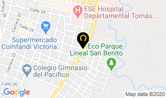 Mapa de Lubriteca La Variante en Tulua