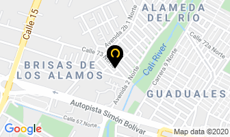 Mapa de Luby Jimenez/decor Classe en Cali