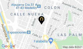 Mapa de Lucas Diesel Ltda. en Medellín