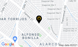Mapa de Lucho Mackey Servicios en Cali