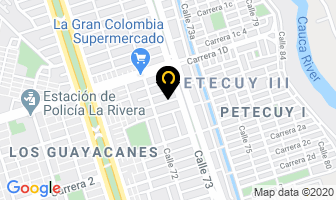 Mapa de Lucky Mascotas en Cali