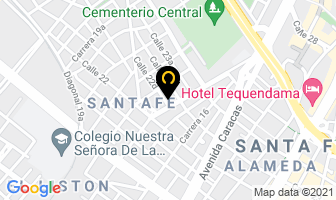 Mapa de Lufex Sistemas De Seguridad en Bogotá D.C