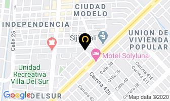 Mapa de Luica La Pizza en Cali