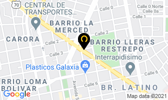 Mapa de Luis Alfonso Chaguendo en Cúcuta