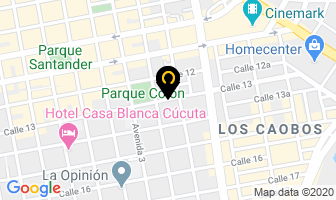 Mapa de Luis Emilio Escalante en Cúcuta