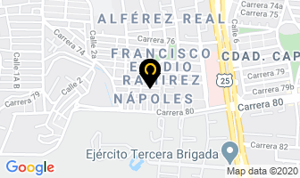 Mapa de Luis Fernando Tovar Y/o Audio Video Electronics en Cali