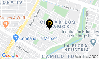 Mapa de Luisao Cueros en Cali