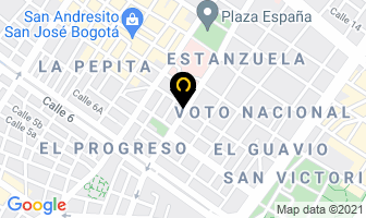 Mapa de Lujos Calderón en Bogotá D.C