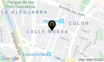 Mapa de Lujos conejo en Medellín