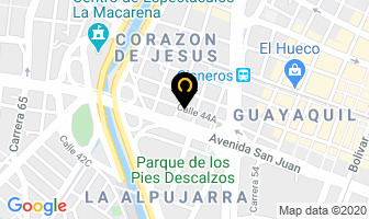 Mapa de Lujos el gamín en Medellín