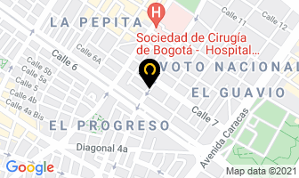 Mapa de Lujos Panama en Bogotá D.C