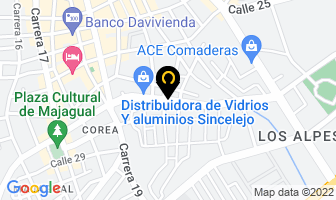 Mapa de Lujos Vaquero en Sincelejo