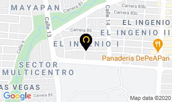 Mapa de Lumen Empresarial S.a.s. en Cali