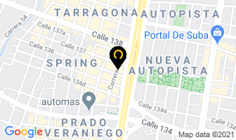 Mapa de Lumividrios Divibaños en Bogotá D.C