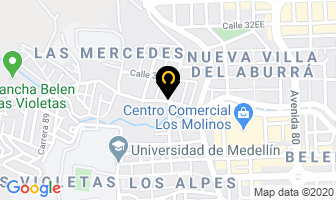 Mapa de Luna Encantada en Medellín