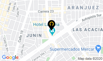 Mapa de Luna Gym en Cali