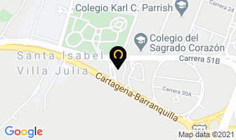 Mapa de Lunch en Barranquilla