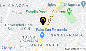 Mapa de Lupi Mendoza en Cali