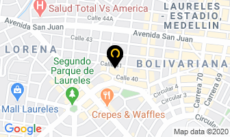 Mapa de Luvi en Medellín