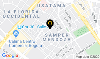 Mapa de Luxcandel Ltda. en Bogotá D.C