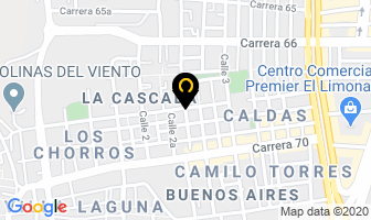 Mapa de Luz Angela Solo Uñas en Cali