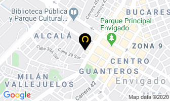 Mapa de Luz Marina López Peña en Envigado