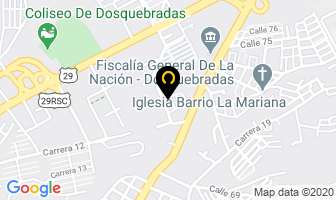 Mapa de Luz Mila Rodriguez en Dosquebradas
