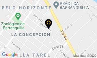 Mapa de Luzardo Salomõn en Barranquilla