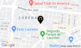 Mapa de M & L Avisos en Medellín