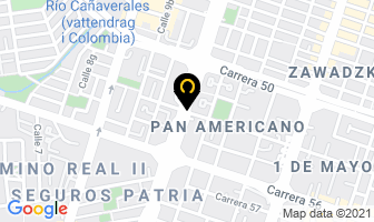 Mapa de M. & M. Creaciones Ltda. en Cali