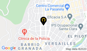 Mapa de M Barragán Ltda en Cali