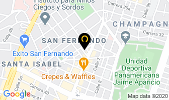 Mapa de M C M Express en Cali