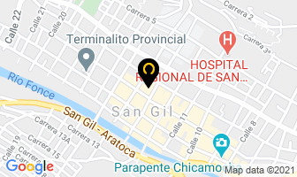 Mapa de M & D Inmobiliaria en San Gil