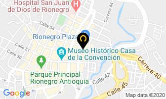 Mapa de M-E-V-Colchones Rionegro en Rionegro